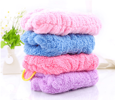 Korea super absorbent coral fleece dry hair cap Microfiber cartoon cute bow dry hair cap