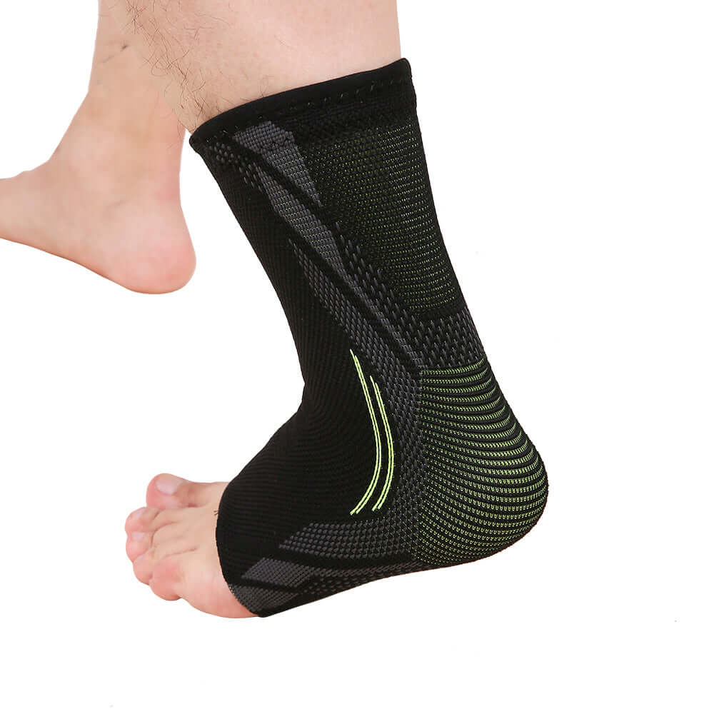 Knitted stretch ankle support