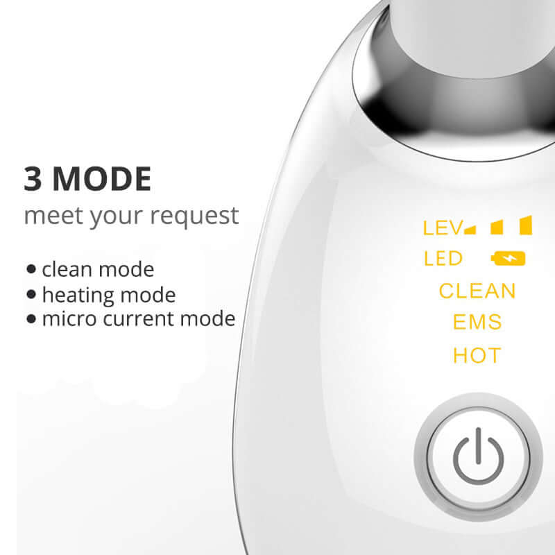 EMS Thermal Neck Lifting And Tighten Massager Electric Microcurrent Wrinkle Remover LED Photon Face Beauty Device For Woman